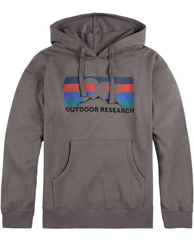 Outdoor Research Advocate Stripe Hoodie - Gray