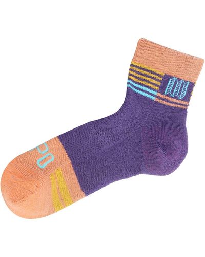 Topo Mountain Trail Socks - Purple