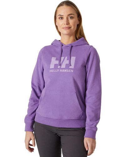 Helly Hansen Hh Logo Hoodie - Purple