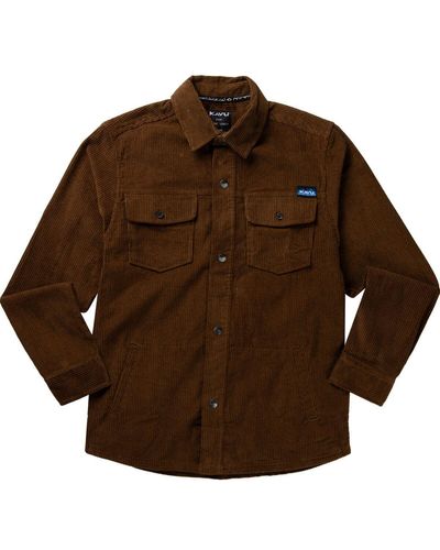 Kavu Petos Shirt Jacket - Brown