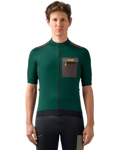 Pedaled Odyssey Merino Cycling Jersey - Green