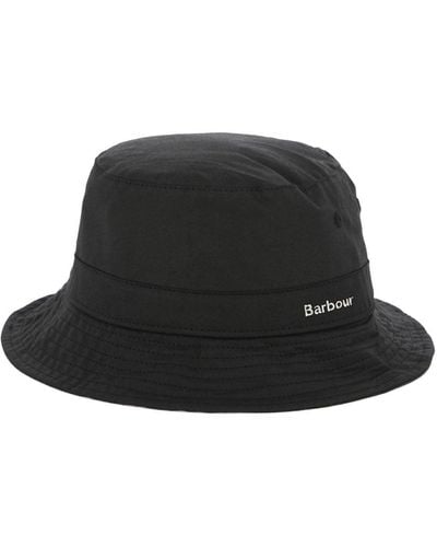 Barbour Belsay Wax Hat - Zwart