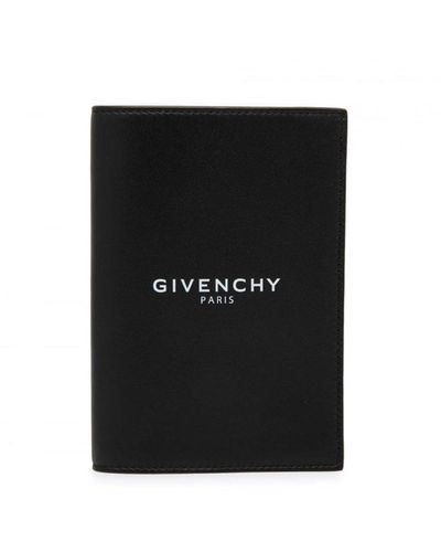 Givenchy Porta pasaporte con logotipo de - Negro