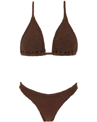 Hunza G Tammy Bikini Set per - Marrone