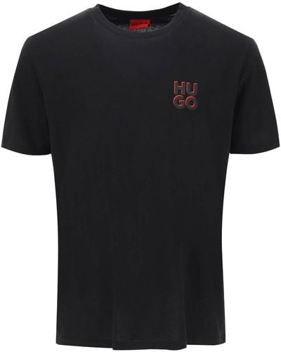 HUGO "Dimento T -Shirt - Schwarz