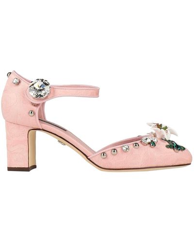 Dolce & Gabbana Zapatos de tacón estampados vally - Rosa
