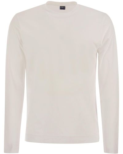 Fedeli Extreme Crew Neck maglietta con maniche lunghe - Bianco