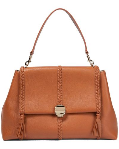 Chloé Penelope Large Leather Bag - Brown