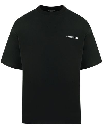 Balenciaga Wl0 612966 Tivg5 1070 Zwart T-shirt