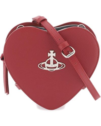 Vivienne Westwood Louise Heart Crossbody Bag - Rouge