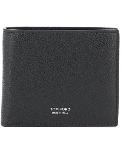 Tom Ford Portefeuille avec logo - Noir