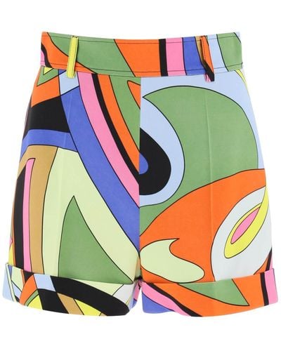 Moschino Multicolor -gedruckte Shorts - Mehrfarbig