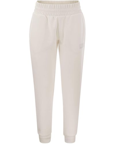 Colmar Girly Cotton And Modal Tracksuit Pants - White