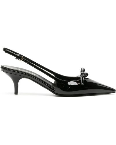 Miu Miu Slingback Pumps - Schwarz