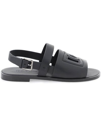 Dolce & Gabbana Dg -logo -sandalen - Zwart