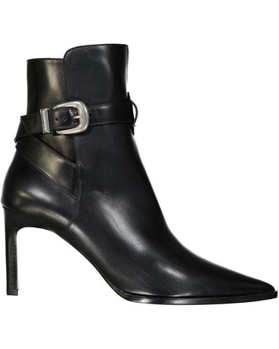 Celine Celine Jodphur Leather Boots - Black