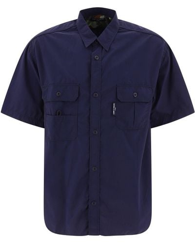 Comme des Garçons Cargo Style Shirt - Blau