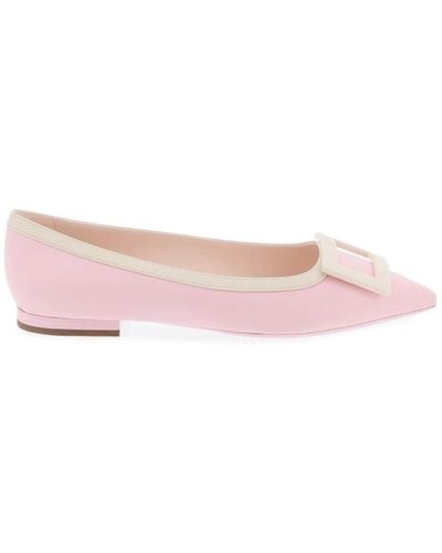 Roger Vivier Gommettine Ballet Flats - Rose