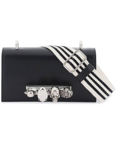 Alexander McQueen Der Knuckle Satchel Bag - Schwarz