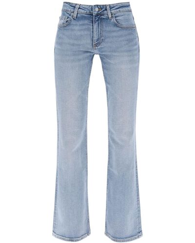 Ganni 'Iry' Jeans mit leichtem Waschen - Blau