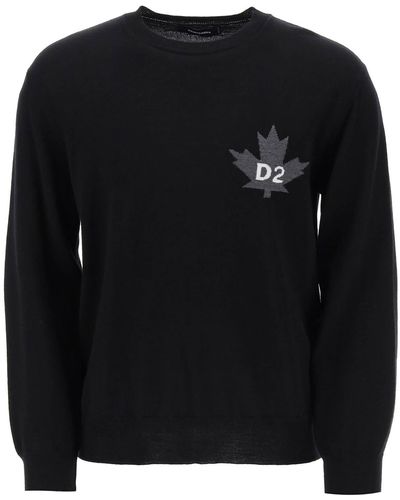 DSquared² Wool Sweater - Black