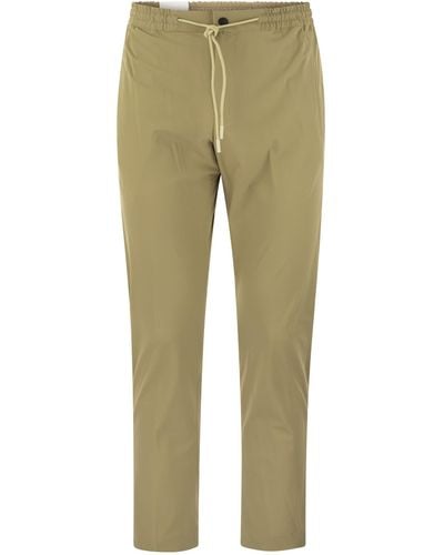PT Torino "Omega" pantalon en tissu technique - Neutre