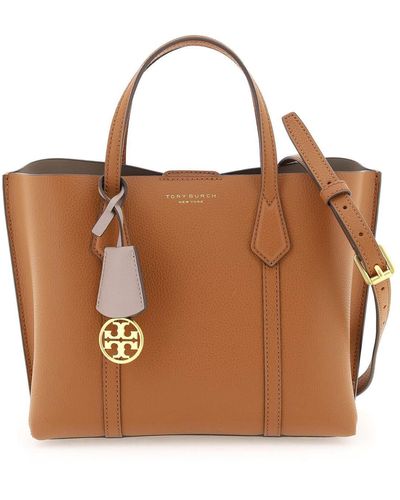 Tory Burch Perry Small Triple-compartment Tote - Bruin