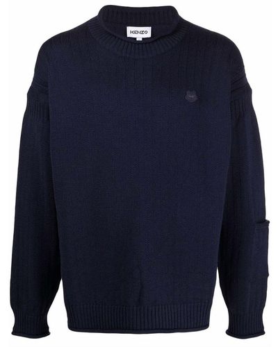 KENZO Knitted Sweater - Blue
