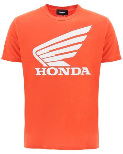 DSquared² T-shirt 'Honda' - Orange