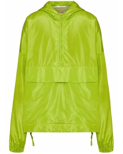Valentino Übergroße Anorak Neonjacke - Grün