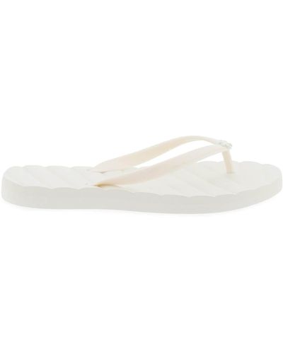 Tory Burch Kira Thong Glides - Wit