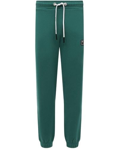 Palm Angels Pantalones de algodón - Verde