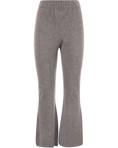 Fabiana Filippi Flair Knit Pants - Gray