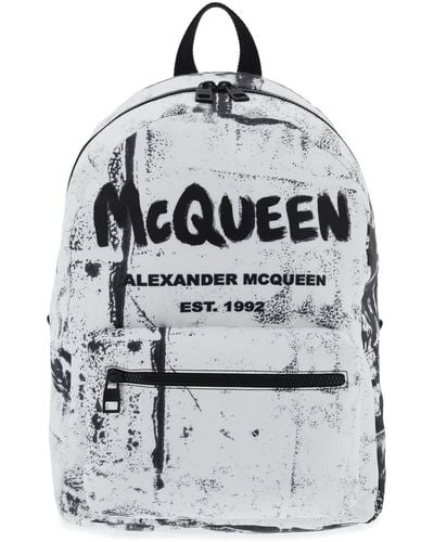Alexander McQueen Metropolitan Rucksack - Grau