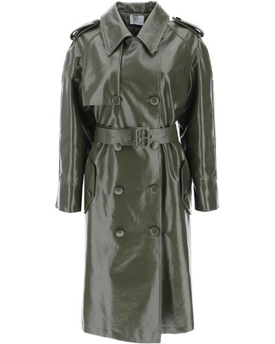 MVP WARDROBE Trench-coat revêtu de la garde-robe MVP - Gris