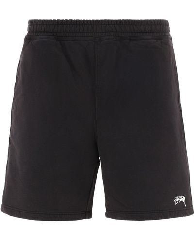Stussy Stock logo pantalones cortos - Negro