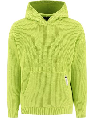 Stussy Cotton Mesh Hoodie Sweater - Green
