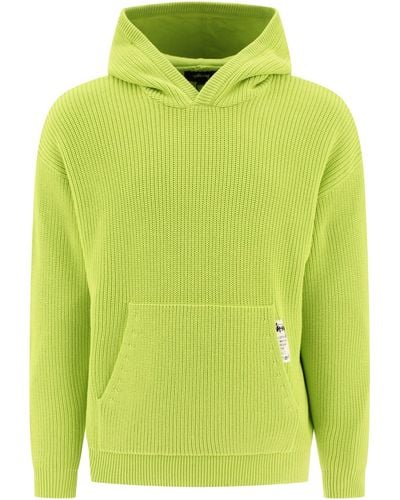 Stussy Suéter con capucha malla algodón - Verde