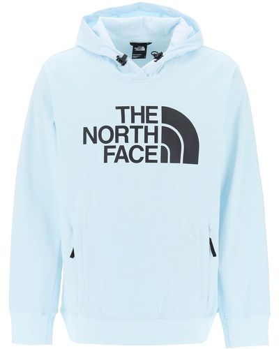 The North Face Techno Hoodie With Logo Print - Blue