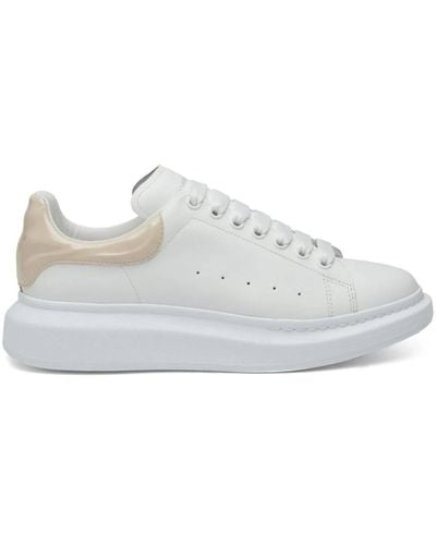 Alexander McQueen 727390 Mann White/Oyster Sneaker - Weiß