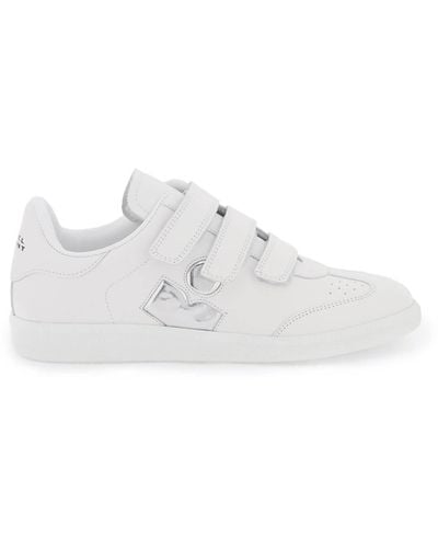 Isabel Marant Beth Leather Sneakers - Blanco