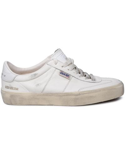 Golden Goose 'Soul Star' White Lear Sneakers - Blanco