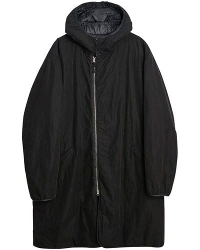 Stone Island Gepolsterter Parka-Mantel - Schwarz