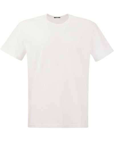 Hogan T-shirt en maillot de coton - Blanc