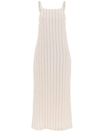 Loulou Studio "Striped Sleeveless Dress Et - White