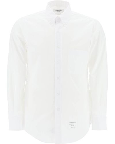 Thom Browne Classic Poplin Shirt - Weiß