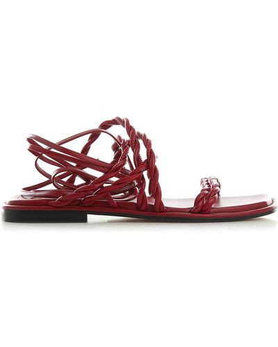 Stuart Weitzman Calypso Gladiator Sandals - Rojo