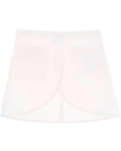 Courreges Courreves Ellipse Twill Minirock in - Pink