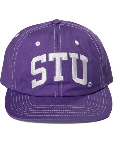 Stussy Stu Arch Hats - Purple