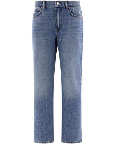 Alexander Wang Jeans mit Unterwäsche -Details - Blau